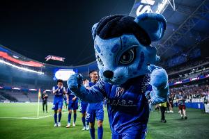 乐鱼-记者：申花吉祥物布鲁会前往青岛，这是布鲁第一次远征客场